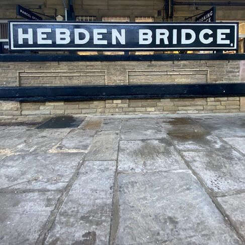 Station sign